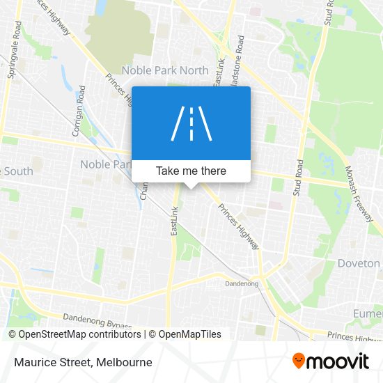 Maurice Street map