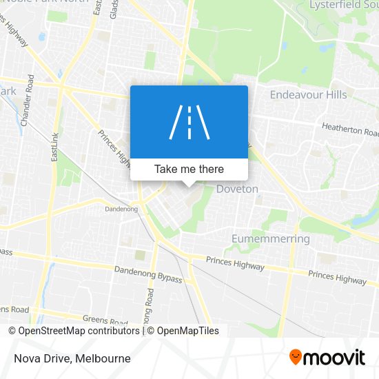 Nova Drive map