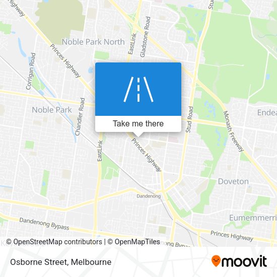 Osborne Street map
