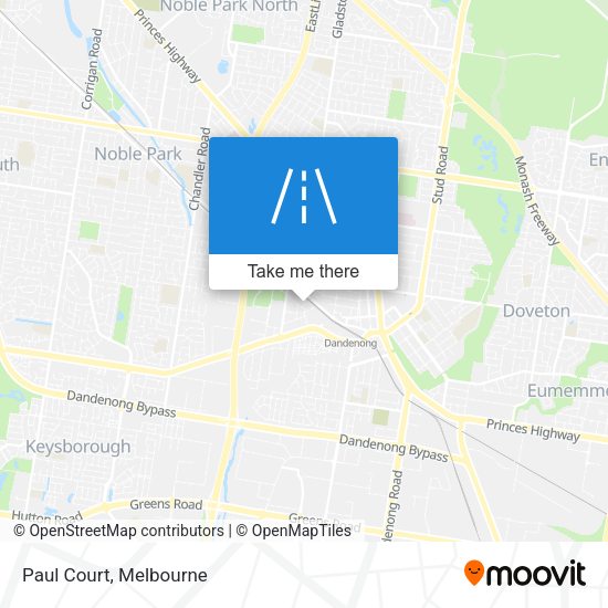 Paul Court map