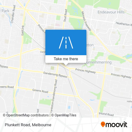 Plunkett Road map