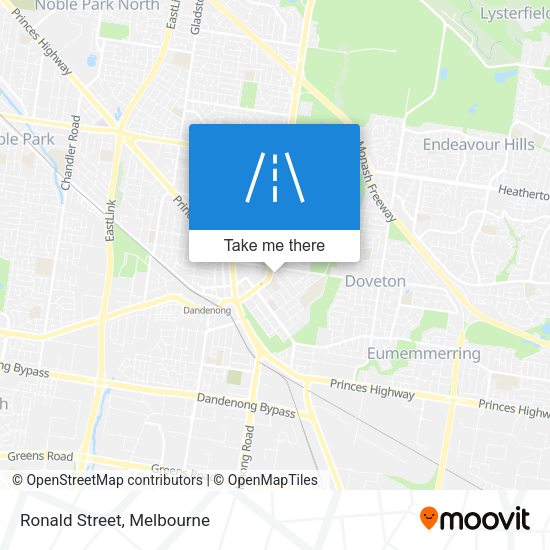Ronald Street map