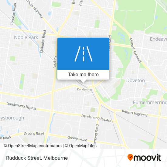 Rudduck Street map