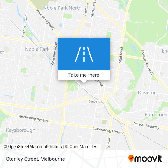 Stanley Street map