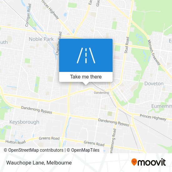 Wauchope Lane map