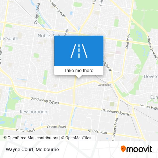 Wayne Court map