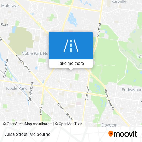 Ailsa Street map
