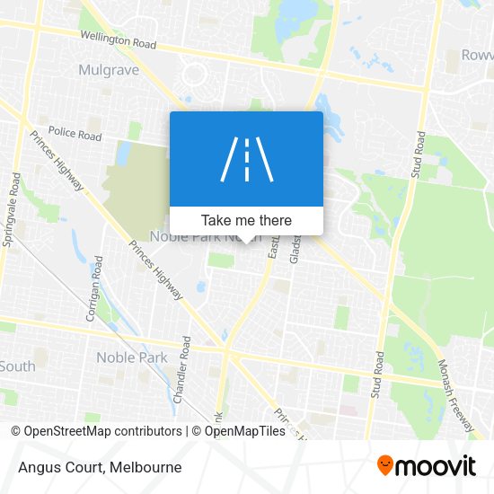 Angus Court map