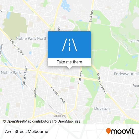 Avril Street map