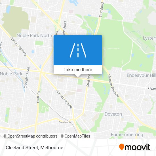 Cleeland Street map