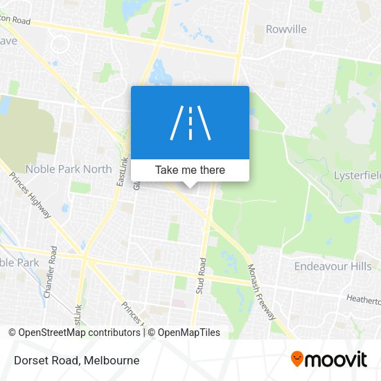 Dorset Road map