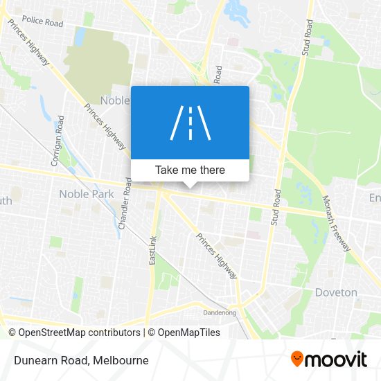 Dunearn Road map