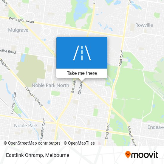 Eastlink Onramp map