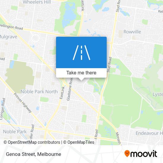 Genoa Street map