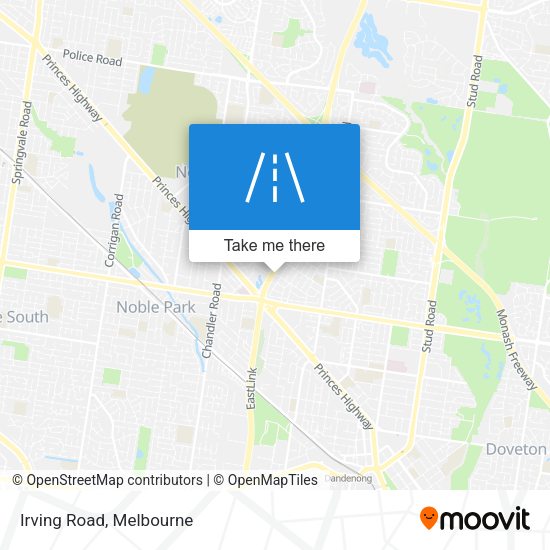 Irving Road map