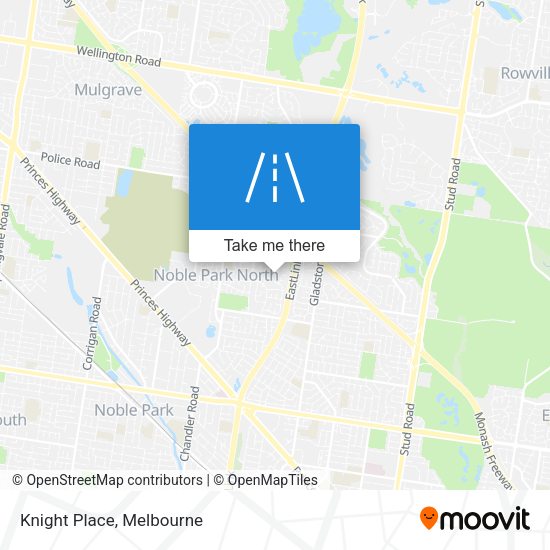 Knight Place map