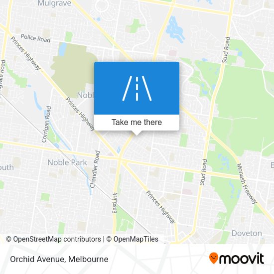 Orchid Avenue map