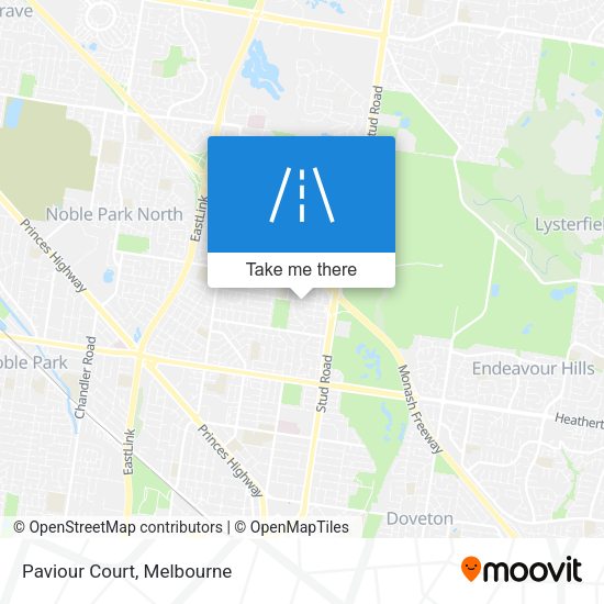 Paviour Court map