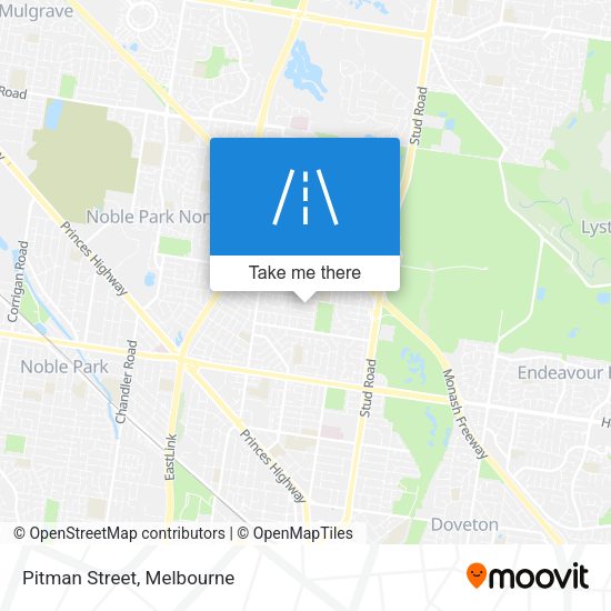 Pitman Street map