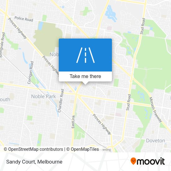 Sandy Court map