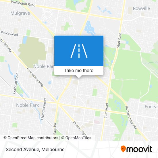 Second Avenue map