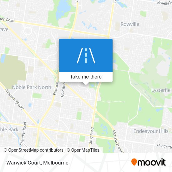 Warwick Court map
