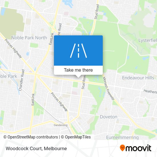 Woodcock Court map