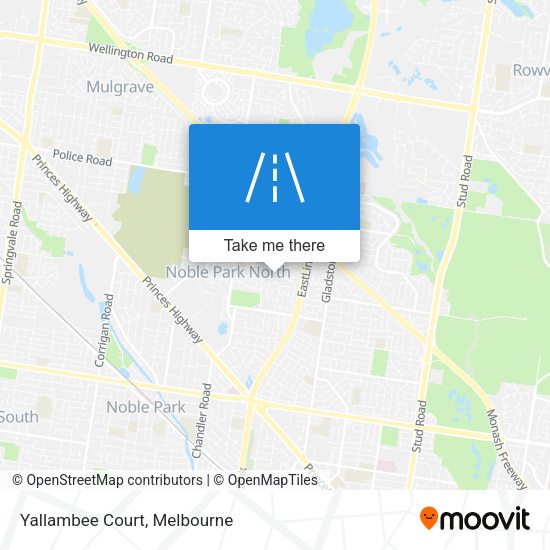Yallambee Court map