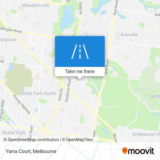 Yarra Court map