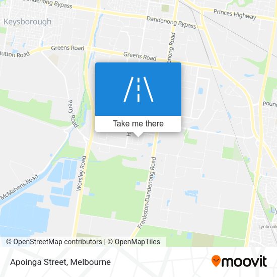 Apoinga Street map