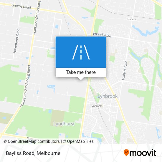 Bayliss Road map