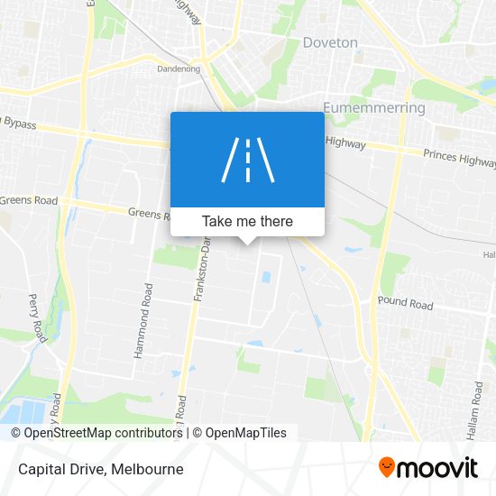 Capital Drive map