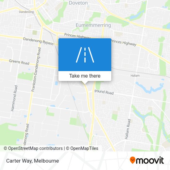 Carter Way map