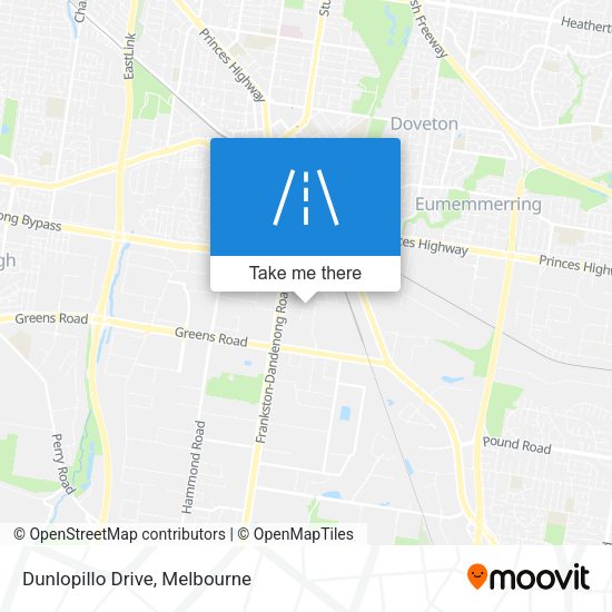 Dunlopillo Drive map