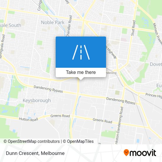 Dunn Crescent map