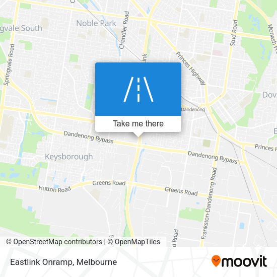 Eastlink Onramp map