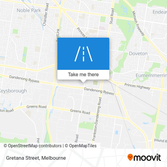 Gretana Street map