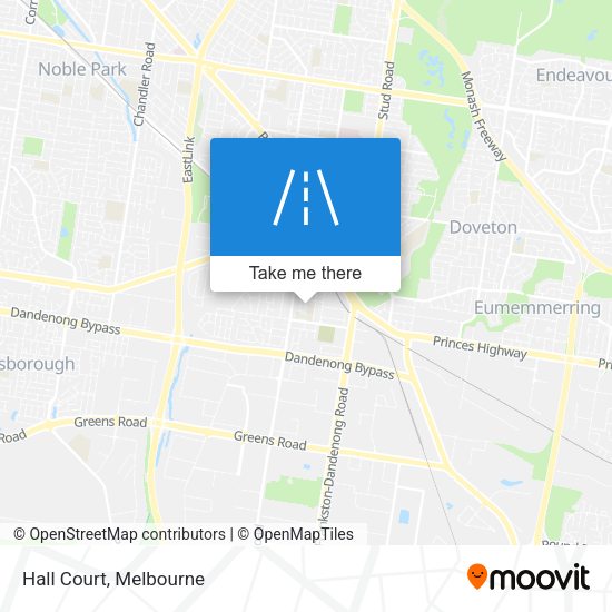 Hall Court map