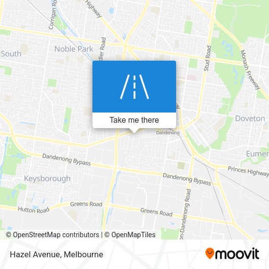 Hazel Avenue map