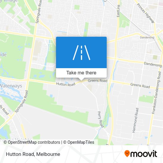 Hutton Road map