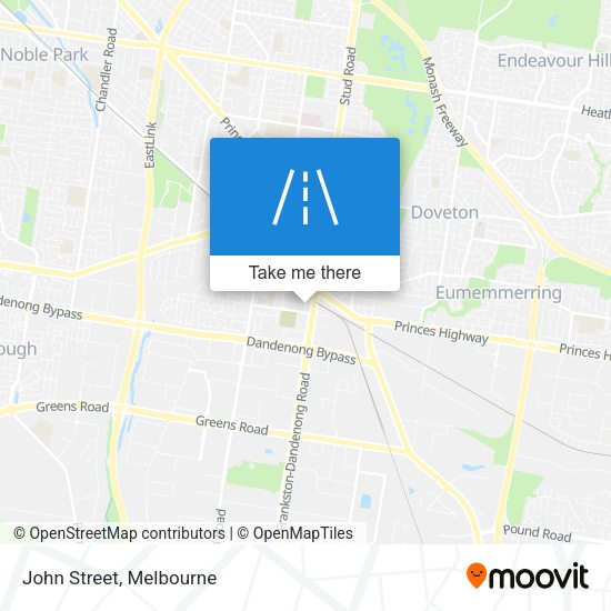 John Street map