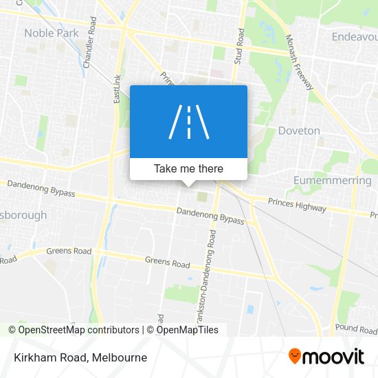 Kirkham Road map