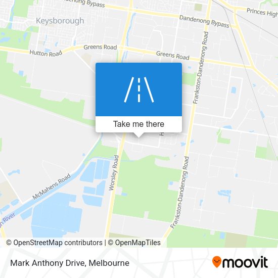Mark Anthony Drive map