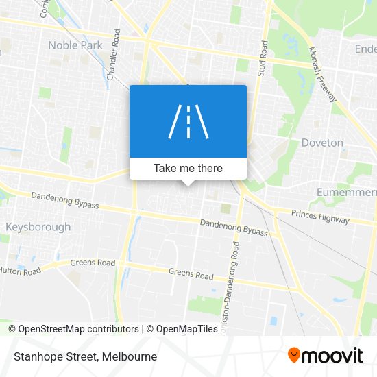 Stanhope Street map