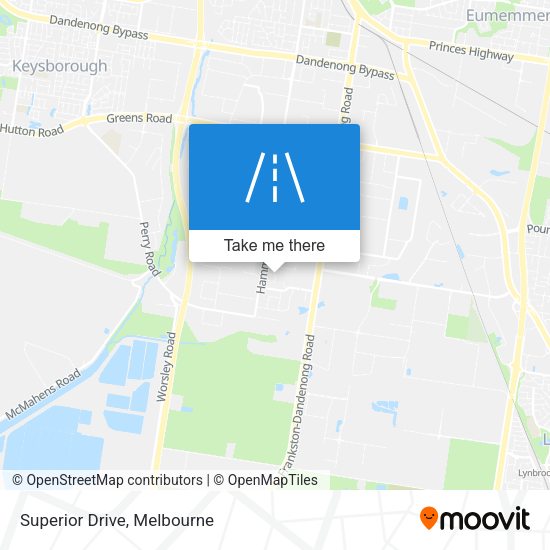 Superior Drive map