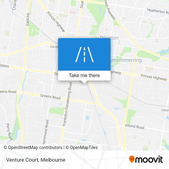 Venture Court map