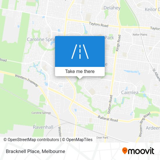 Bracknell Place map