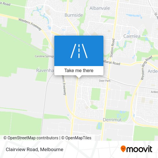 Clairview Road map
