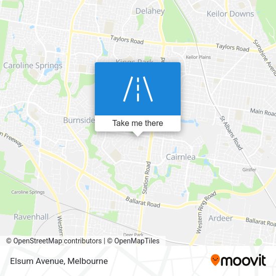 Elsum Avenue map