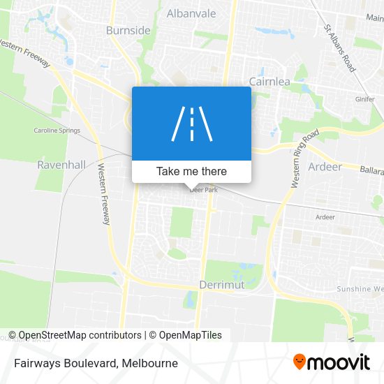 Fairways Boulevard map